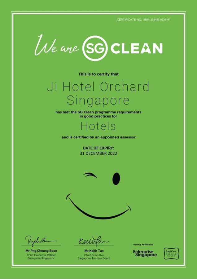 Ji Hotel Orchard Singapore Exterior photo